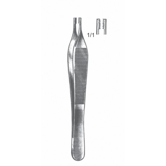 ADSON-BRAUN TISSUE FORCEP 7X7 TEETH