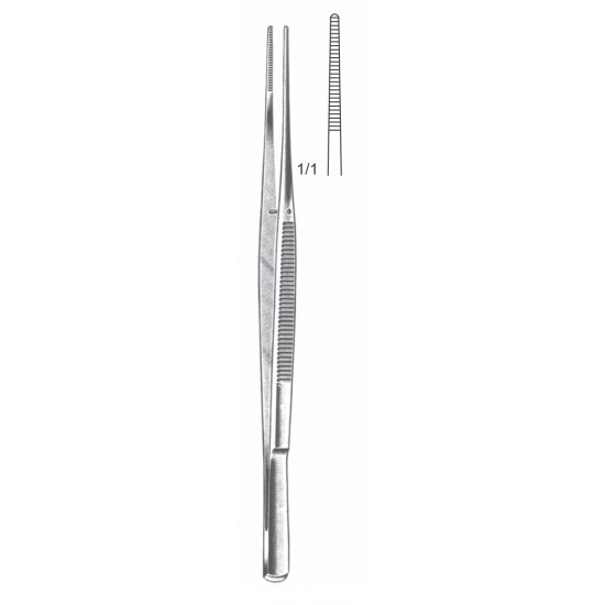 TAYLOR DRESSING FORCEP FLAT BACK 17CM