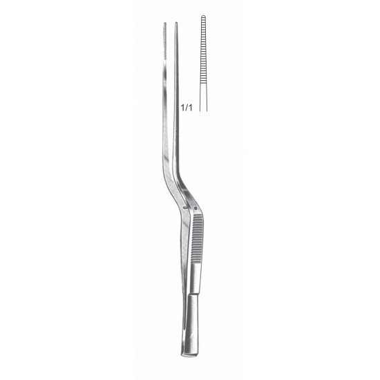 TAYLOR DRESSING FORCEP FLAT BACK CVD 17CM