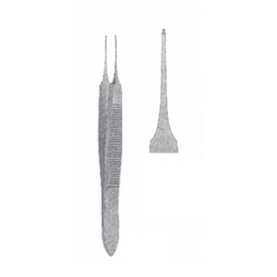 VON GRAEFE DELICATE TISSUE 1X2 FORCEP STR 7CM