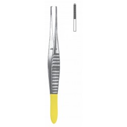 TC GILLIES TISSUE FORCEP 1X2 TEETH WITH SERR 15CM