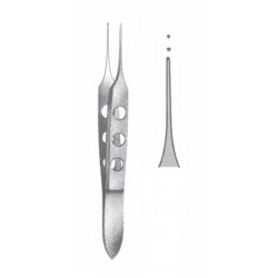 BISHOP-HARMON MICRO TISSUE 1X2 TEETH FORCEP FINE TIP 8.5CM