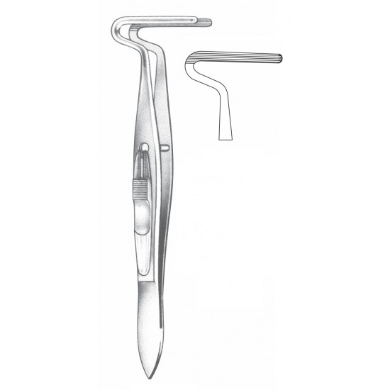 BERKE MICRO DRESSING FORCEP LARGE 10.8CM