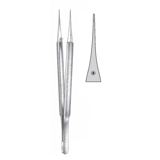 MICRO SUTURE TYING FORCEP STR. 12CM