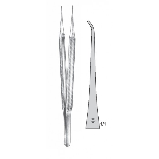 MICRO SUTURE TYING FORCEP CVD. 18CM