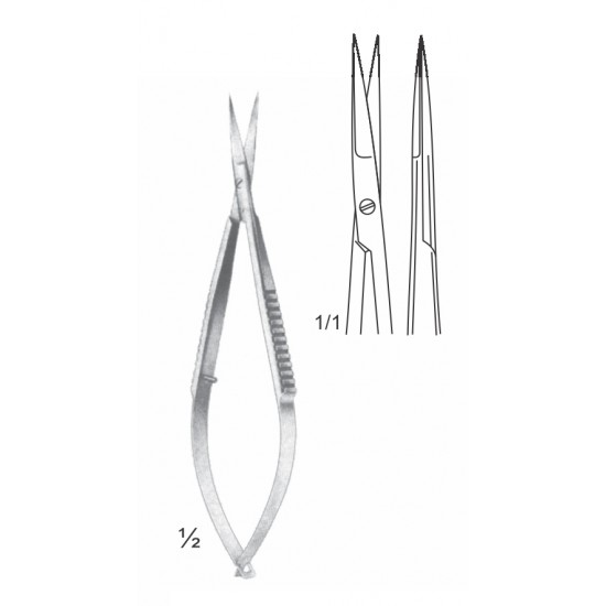 MICRO SPRING SCISSOR STR. 12CM