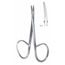 RIBBON IRISS SCISSOR BLUNT TYPE CVD 9.5CM