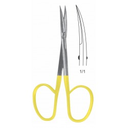 TC RIBBON IRIS SCISSOR LARGE BLADE CVD 9.5CM