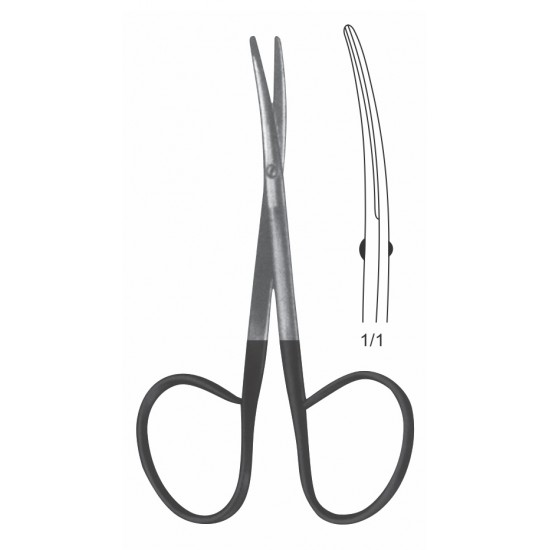 SUPER CUT RIBBON BABY METZENBAUM SCISSOR CVD 10CM