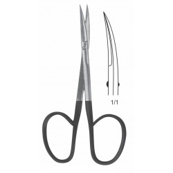 SUPER CUT RIBBON IRIS SCISSOR LARGE BLADE CVD 9.5CM