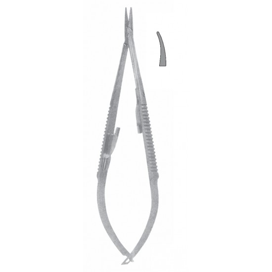 CASTROVIEJO DELICATE NEEDLE HOLDER SMOOTH WITH LOCK CVD 23CM