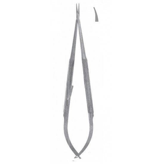 BARRAQUER MICRO NEEDLE HOLDER SMOOTH CVD WITH LOCK 15CM