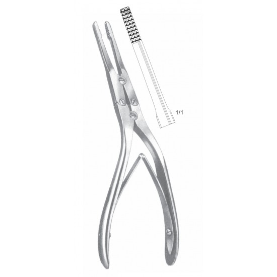 RUBIN RHINO PLASTIC SURGERY FORCEP 21CM