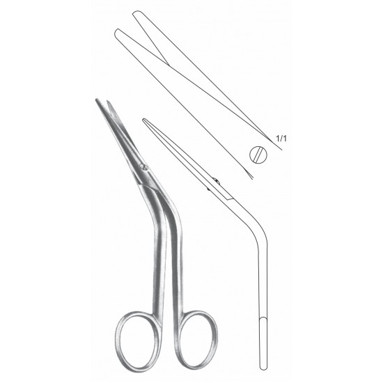 COTTLE NASAL SCISSOR 16CM