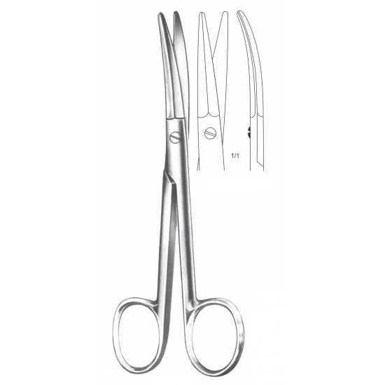 AUFRICHT PLASTIC SURGERY SCISSOR CVD 14.5