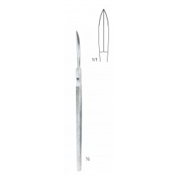 FOMON PLASTIC SURGERY KNIFE 16CM