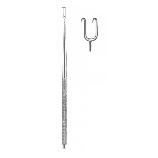 JOSEPH SKIN HOOK DOUBLE PRONG 7mm, 16CM