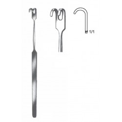 LAHEY SKIN HOOK BLUNT 2-PRONG 12.5CM