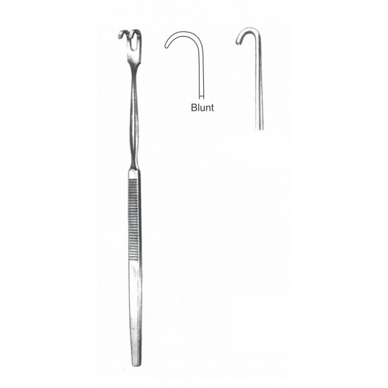 FINGER RETRACTOR 1-PRONG BLUNT 16.5CM