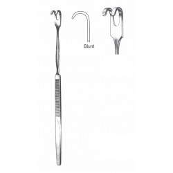 FINGER RETRACTOR 2-PRONG BLUNT 16.5CM