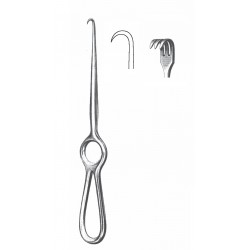 VOLKMAN RETRACTOR 3-PRONG SHARP 22CM