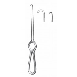 VOLKMAN RETRACTOR 1-PRONG BLUNT 22CM