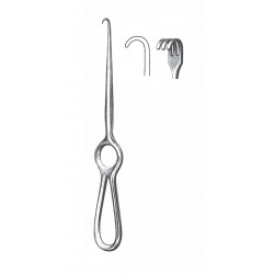 VOLKMAN RETRACTOR 3-PRONG BLUNT 22CM