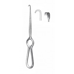 VOLKMAN RETRACTOR 2-PRONG SEMI SHARP 22CM