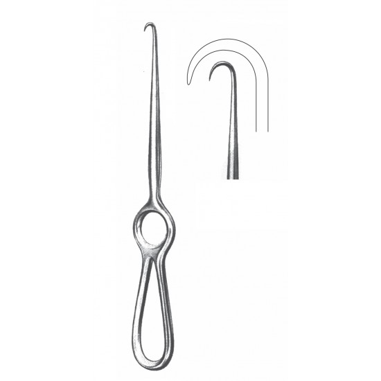 VOLKMANN RETRACTOR LARGE PATTERN SINGLE PRONG SHARP 12.5CM