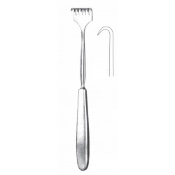 VOLKMAN RETRACTOR 1-PRONG SHARP 25CM