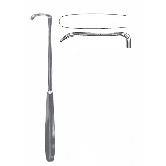 LANGEN-BECK RETRACTOR HOLLOW HANDLE 22CM FIG-5