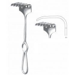 ISRAEL RETRACTOR 45 X 50mm, 23.5CM FIG-2