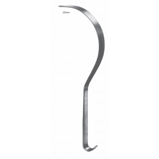 DEAVER RETRACTOR 25mm, 30CM