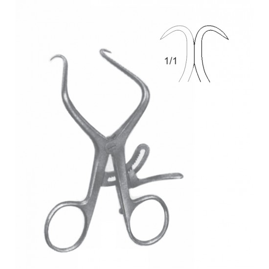 DEBAKEY SELF RETAINING RETRACTOR 10CM