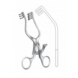 CONTOUR SELF RETAINING RETRACTOR BLUNT 14CM