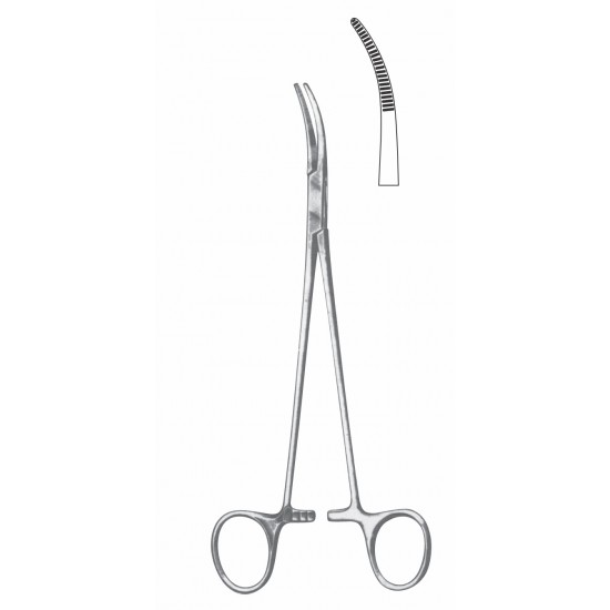 SCHNIDT TONSIL SEIZING FORCEP HALF CVD 19CM