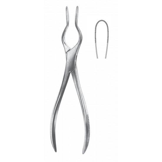 COTTLE-WALSHAM SEPTUM FORCEP UNIVERSAL 23CM