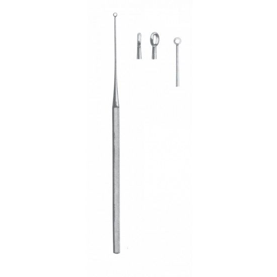 BUCK EAR CURETTE BLUNT 16.5CM FIG-0