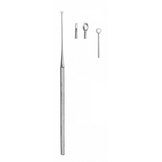 BUCK EAR CURETTE BLUNT 16.5CM FIG-1