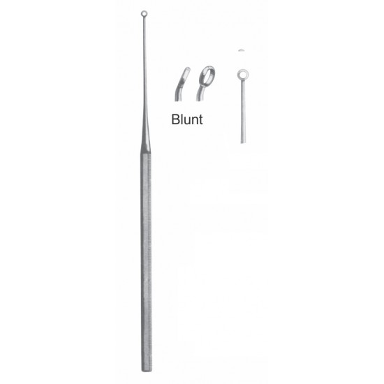 BUCK EAR CURETTE BLUNT CVD 16.5CM FIG-0