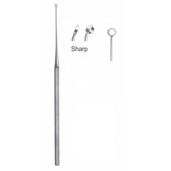 BUCK EAR CURETTE SHARP CVD 16.5CM FIG-4