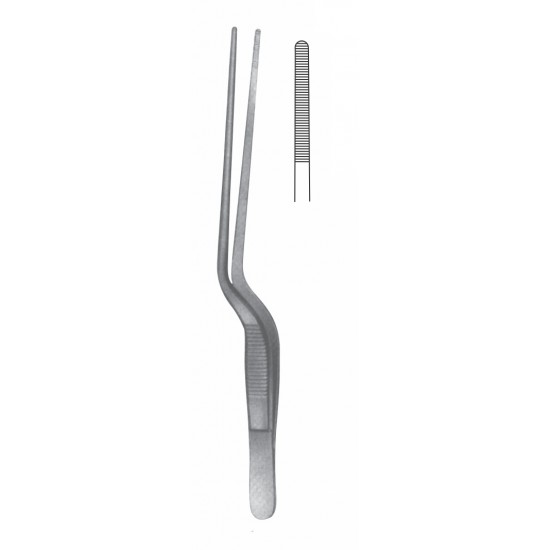 JANSEN DRESSING EAR FORCEP 16CM