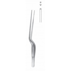 JANSEN TISSUE EAR FORCEP 16CM 1*2 TEETH