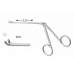 HARTMAN EAR FORCEP CUP TYPE UP CVD. 3MM 9CM SHAFT