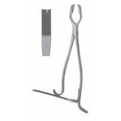 LANE BONE HOLDING FORCEP WITHOUT RACHET 43CM