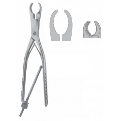 ULRICH BONE HOLDING FORCEP STR 23CM