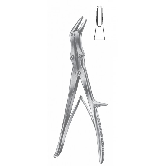 ECHLIN (DUCKBILL) DOUBLE ACTION BONE RONGUER 4 X 10mm POINT 23CM