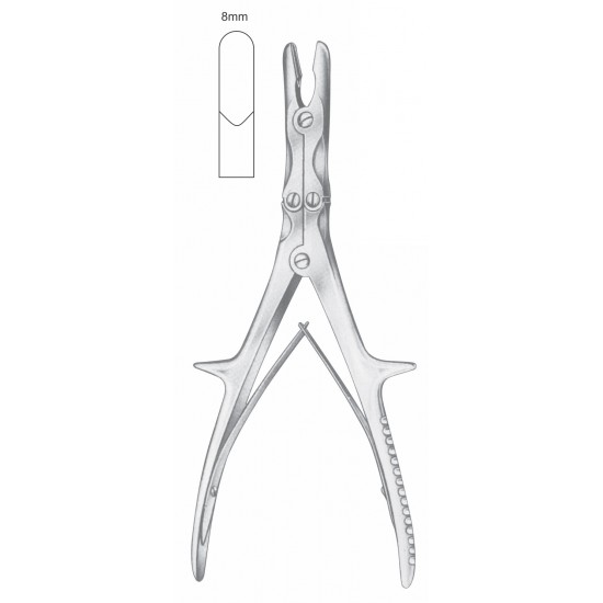 STILLE-RUSKIN DOUBLE ACTION BONE RONGUER 8mm BITE STR 23CM