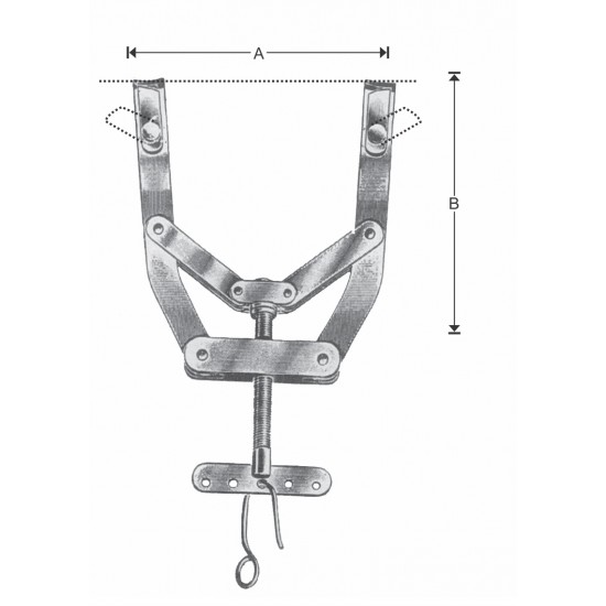 KIRSCHNER WIRE TRACTION BOWS MODIFIED 105 X 80mm