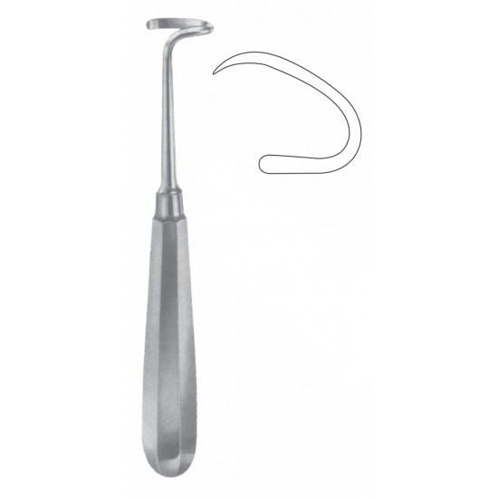 DOYEN BONE RASPATORY LARGE RIGHT 18CM